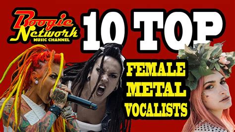 Top 10 Female Metal Vocalists Youtube