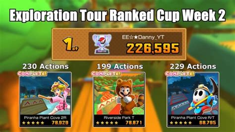 Mario Kart Tour Exploration Tour Ranked Cup Week Pts