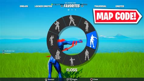 How To Get Every Emote In Fortnite Creative Map Code Free Emotes