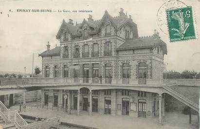 CPA FRANCE 93 Epinay Sur Seine La Gare 93 Seine Saint Denis