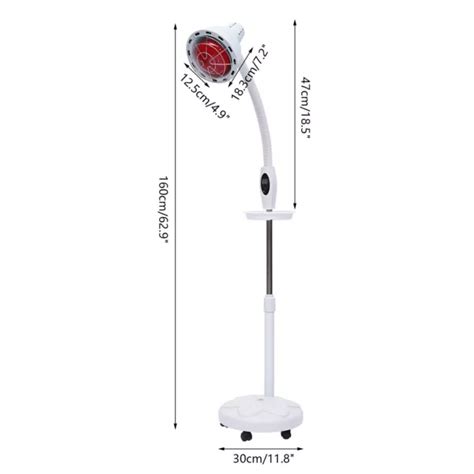 Infrarotlampe Mit Bodenst Nder Klemme W Rmetherapie Entz Ndung Rotlicht