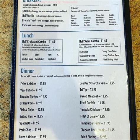 Menu at Scotty's Family Restaurant, Whittier, Whittier Blvd