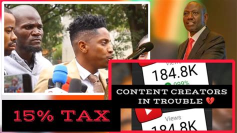 Ruto DO NOT TAX CONTENT CREATORS Ft Eric Omondi Ruto