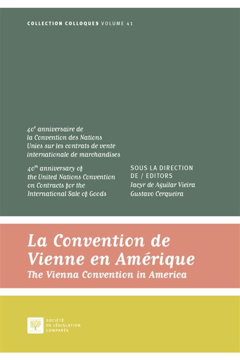 Book published: The Vienna Convention in America – Conflict of Laws