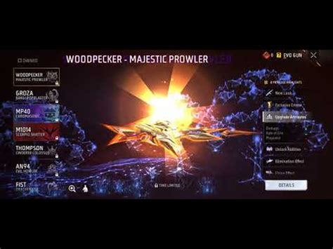 New Evo Gun Woodpecker Majestic Prowler Freefire Youtube