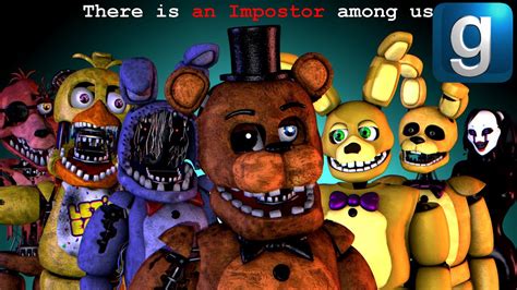 Gmod Fnaf Fnaf In Among Us Part Youtube