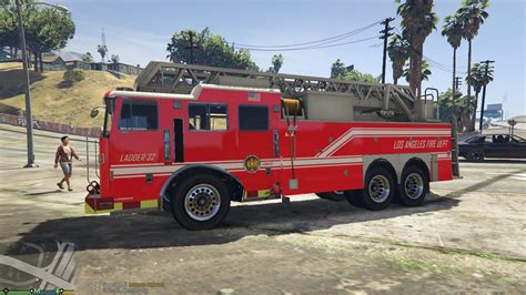 LAFD Ladder Firetruck - GTA5-Mods.com