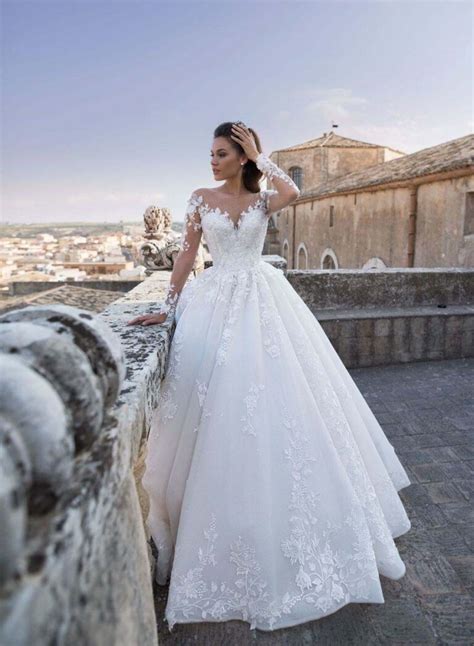 Vestido de novia Angélica con manga larga P56 Soy Única Vestidos de