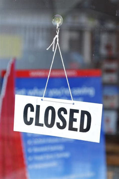 Closed Sign Gp Practice Management Blog