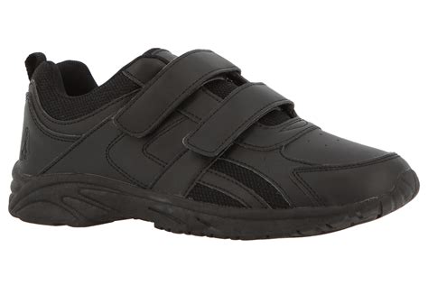 Hush Puppies Deuce Velcro Takkies Black Gem Schoolwear