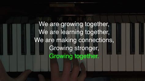 Growing Together Growth Mindset Song Youtube