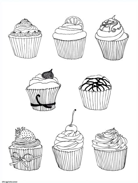 Dessin A Imprimer Cupcake Beau Image Coloriage Gratuit Cupcakes