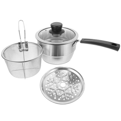 Qiysamall 1 Set Of Milk Pot Food Steamer Food Steaming Tool Stainless