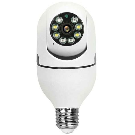 E27 Light Bulb Camera Wifi Outdoor Indoor 1080p 360 Degree Panoramic