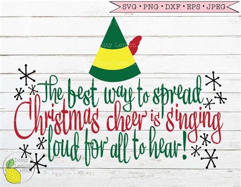 Christmas Svg Buddy The Elf Svg Funny Christmas Sv Spread Christmas