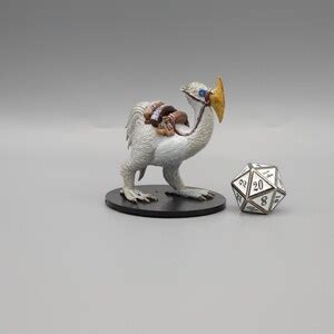 BEHOLD A Winter Axe Beak Miniature Hand Painted or Primed D&D / TTRPG Minis 8k Resin 3D Printed ...