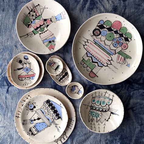 My Ceramics Handcrafted And Hand Painted On Behance