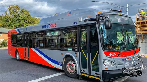 WMATA Metrobus 2019 New Flyer Xcelsior XD40 4451 4455 YouTube