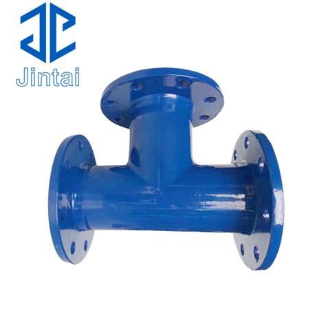 En545 Ductile Iron Pipe Fitting All Flanged Tee For Ductile Iron Pipe