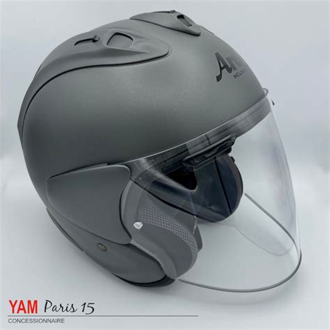 Casque Jet ARAI SZ R VAS Matt Green Yam Paris 15