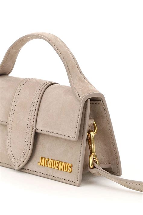 Jacquemus Leather Le Bambino Tote Bag In Beige Natural Lyst