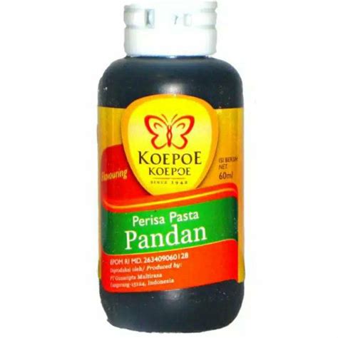 Jual Perisa Dan Pewarna Pasta Pandan Koepoe Koepoe 60ml Essence