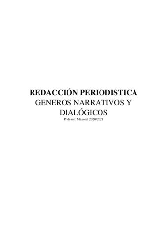 Redaccion Periodistica Pdf