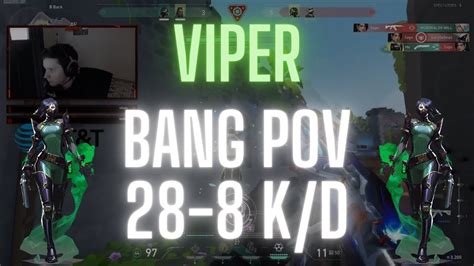 100T Bang POV Viper On Breeze 28 8 K D VALORANT Pro POV YouTube