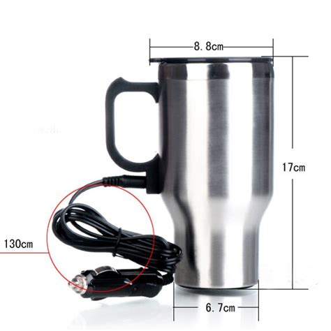 12 V 450 ML Rvs Cup Waterkoker Reizen Koffie Verwa Grandado