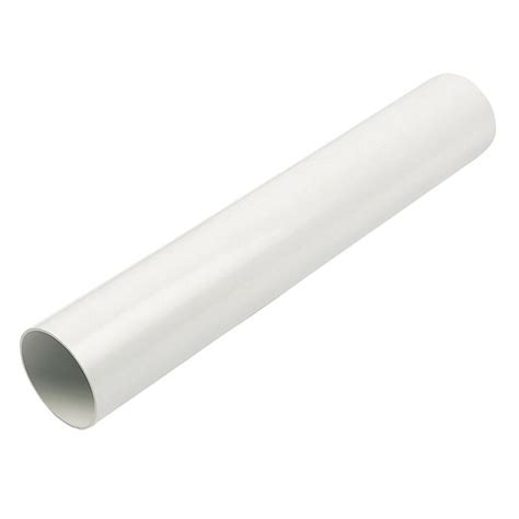 Floplast Push Fit Waste Pipe Mm X Mtr White