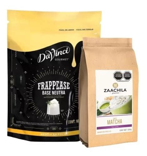 Pack Base Para Bebidas Zaachila Frappease Neutra Davinci