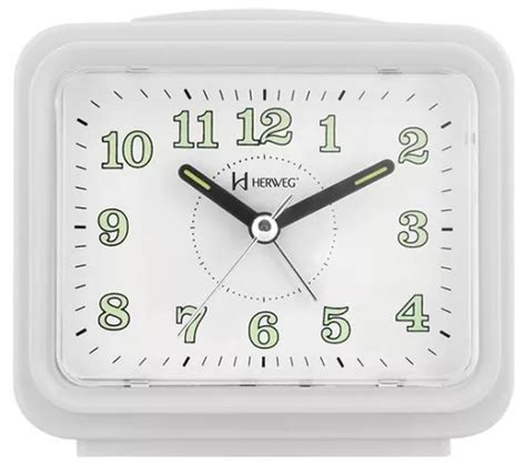 Reloj de mesa analógico Herweg Despertador Quartz 2588 021 color