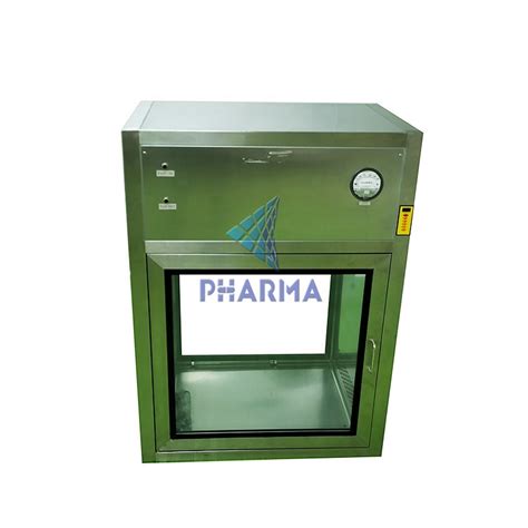 Static Dynamic Interlocking Laboratory Pass Box Transfer Laminar Flow