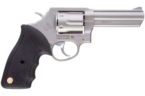 Taurus 2650049 65 Single Double 357 Magnum 4 6 Rd Black Rubber Grip Stainless Steel Peace