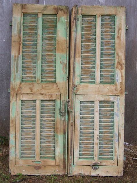 Shutters Mediterranean Shutter Window Antique Wooden Architectural