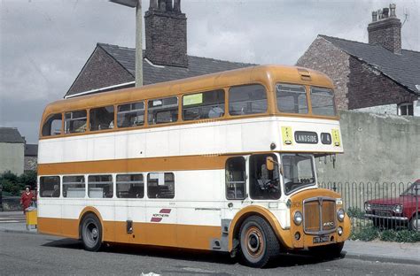 The Transport Library Selnec AEC Renown 6905 ATB246B At Leigh In 1971