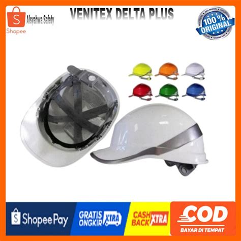 Jual Helm Safety Proyek Delta Plus Venitex Diamond V Original Shopee Indonesia