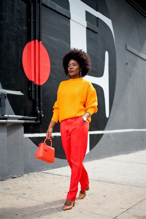 Happy Monday Orange You Glad — Simplycyn Color Blocking Outfits