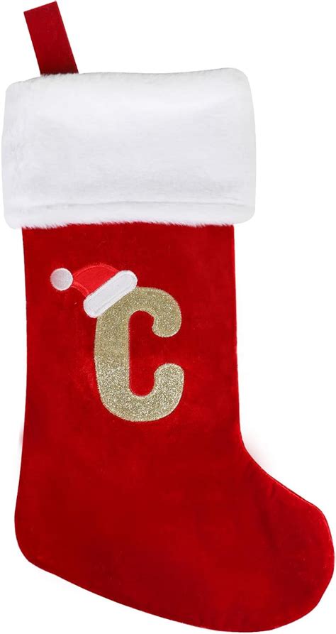 Amazon Derayee Monogrammed Christmas Stockings With Letters