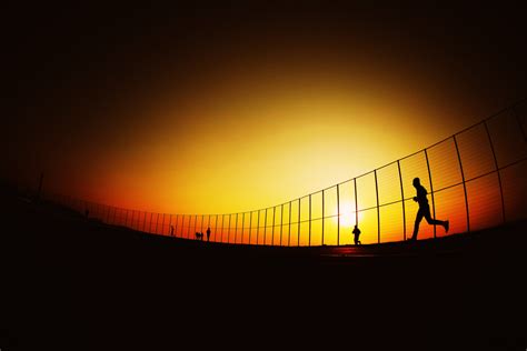 Running At Sunset, Photography by Max Kenzory | Artmajeur