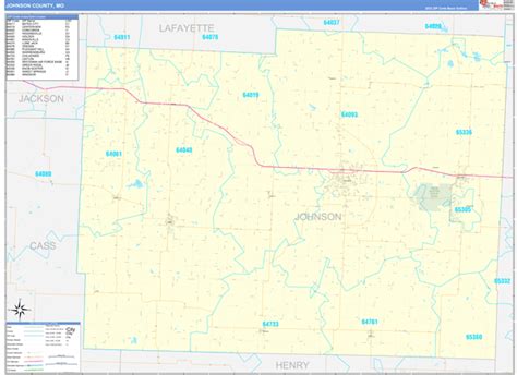 Maps of Johnson County Missouri - marketmaps.com