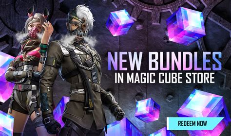 Free Fire Magic Cube Store New Bundles OB42 Update Free Fire Booyah