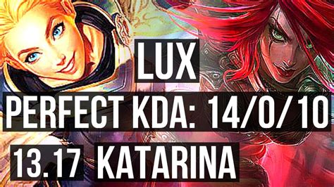 Lux Vs Kata Mid M Mastery Legendary Solo Kills