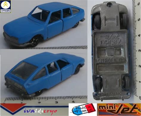 CITROEN GS BLEU Norev Mini Jet Idem Majorette 1 66 Environ 6 Cm 1980