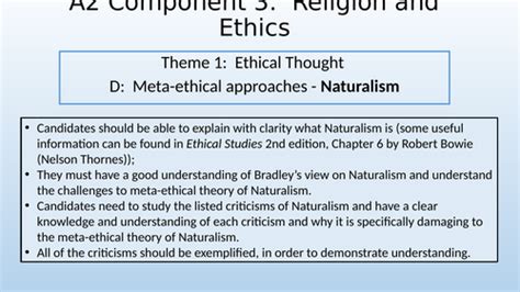 Ethical Naturalism Meta Ethics Eduqas | Teaching Resources