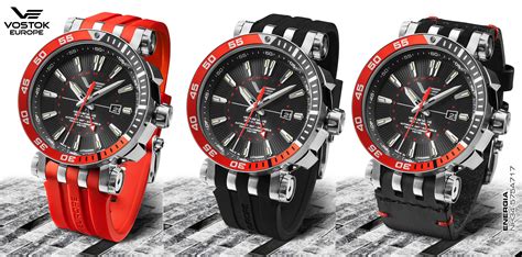 Vostok Europe NH34 575A717SR Energia Rocket Automatic GMT Zegarek Net