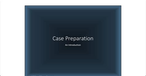 Case Preparation Notes Pdf Google Drive