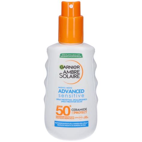 Ambre Solaire Spray Protettivo Ceramidi SPF50 Advanced Sensitive