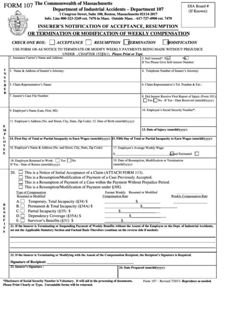 Usar Form 107 R Fillable Printable Forms Free Online