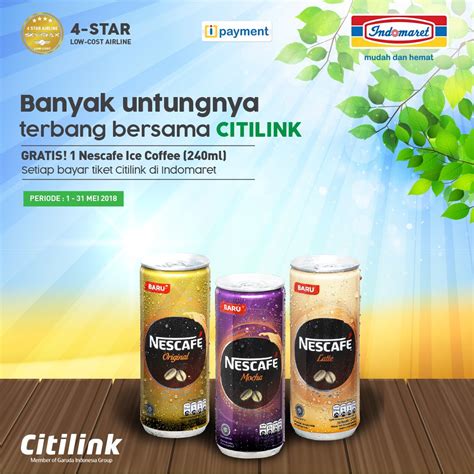 Banyak Untungnya Terbang Bersama CITILINK Gratis 1 Nescafe Ice Coffee